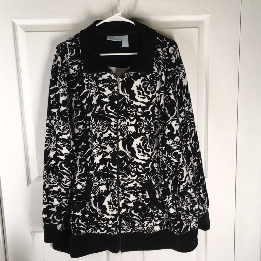 Black and White Jacket 3X